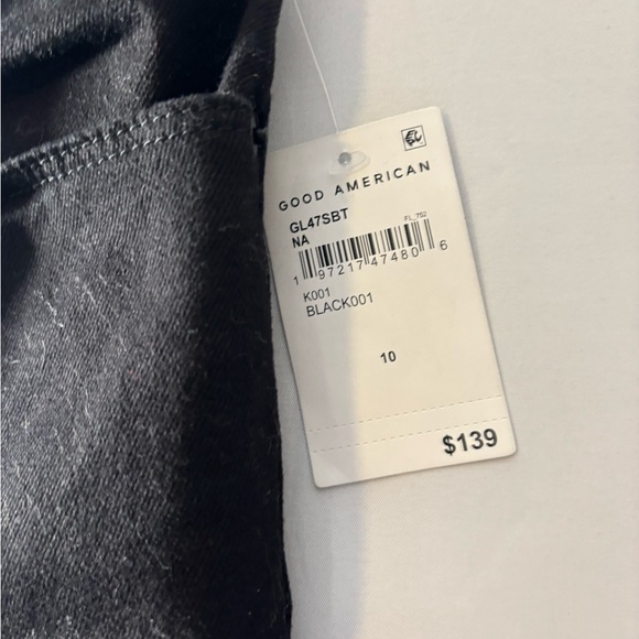 Good American Black Skinny Jeans Size 10 - Picture 3 of 7